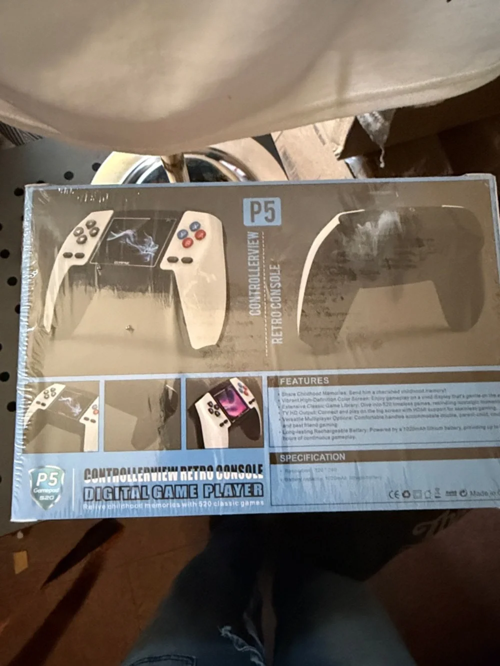 Retro Console Handheld - Blue
